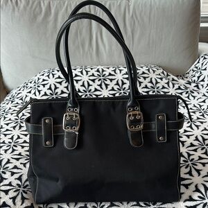 Elegant Nine West Black Tote Bag